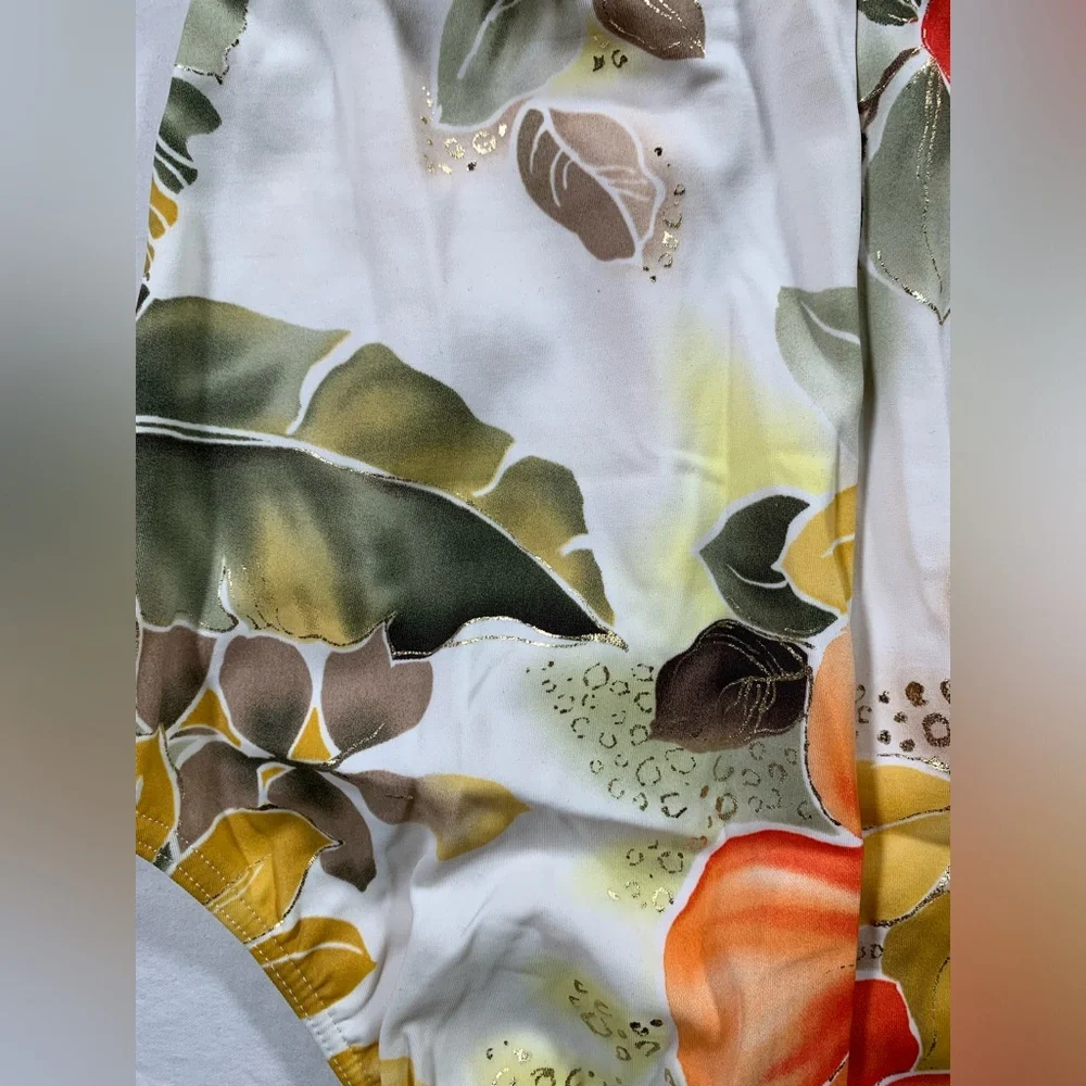 Floral One-Piece Swimsuit - Picture 8 of 11